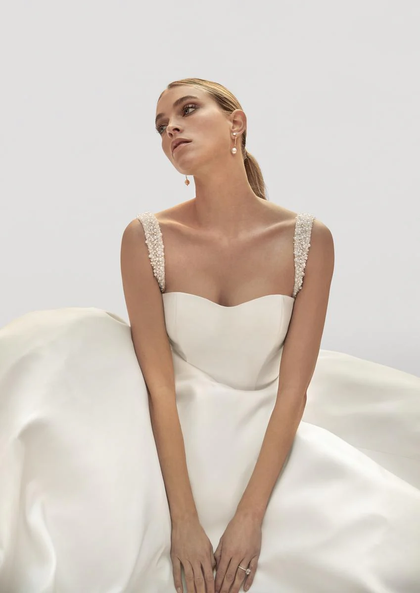 Madison James Bridal Illusion Side "Gala" Wedding Gown MJ1061 - Image 7