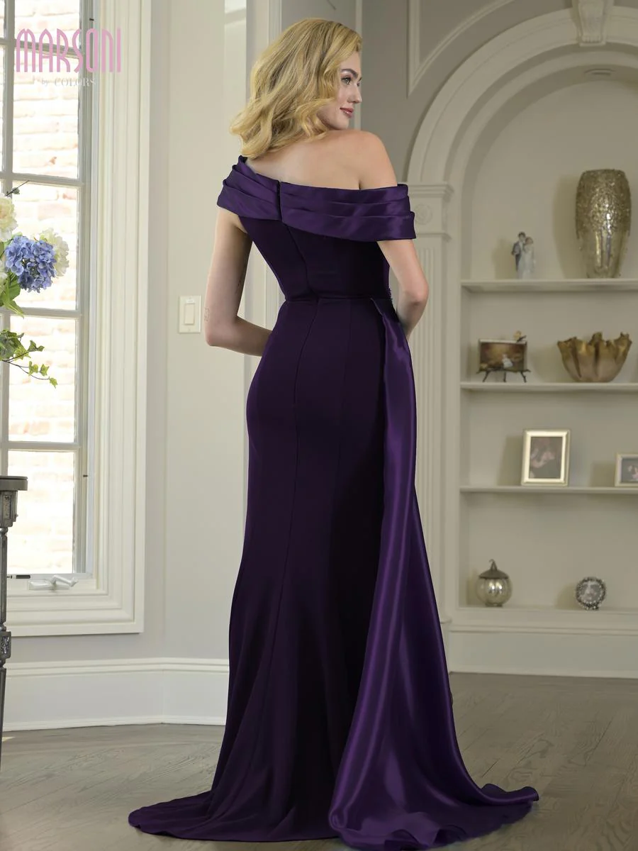 Marsoni by Colors One Shoulder Long Dress M346 - Image 2