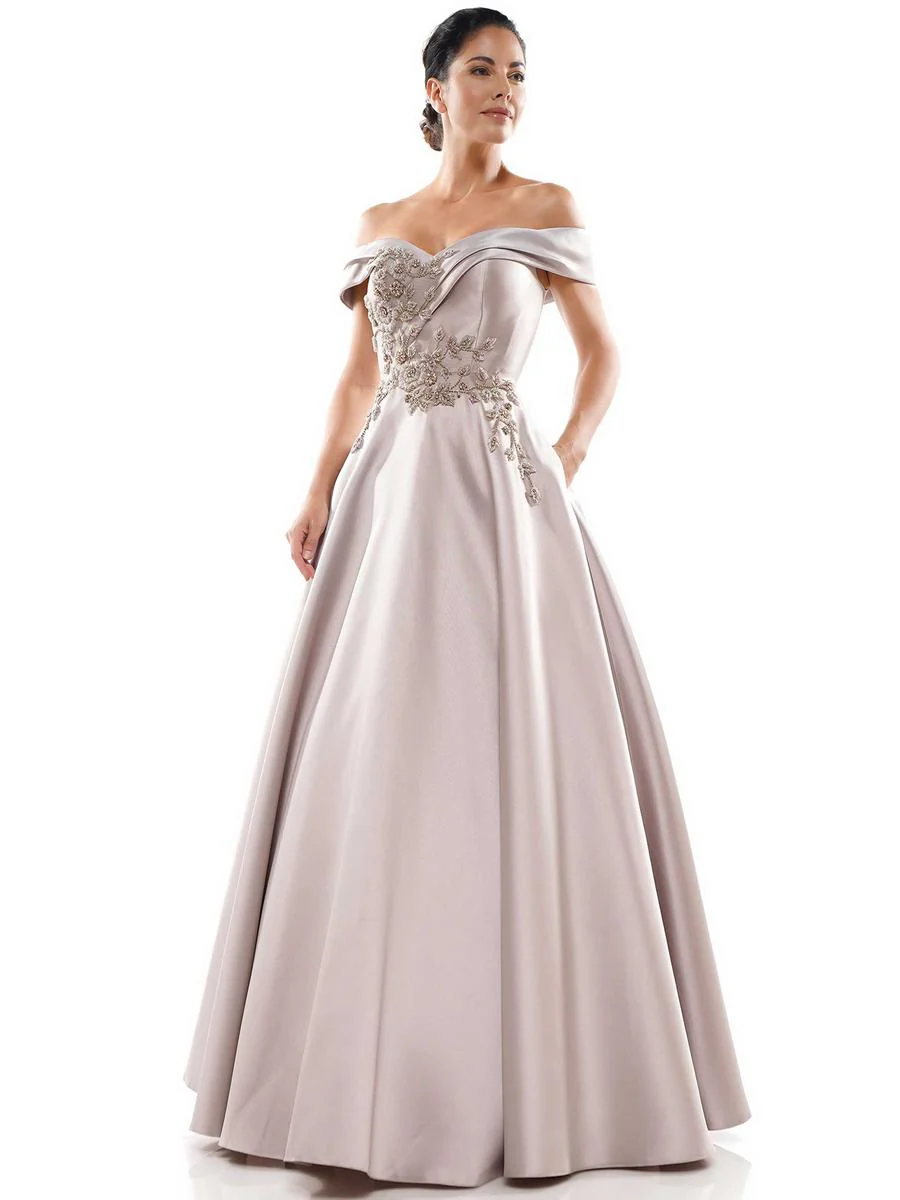 Marsoni by Colors Dress Off the Shoulder Ballgown MV1008 - Image 3
