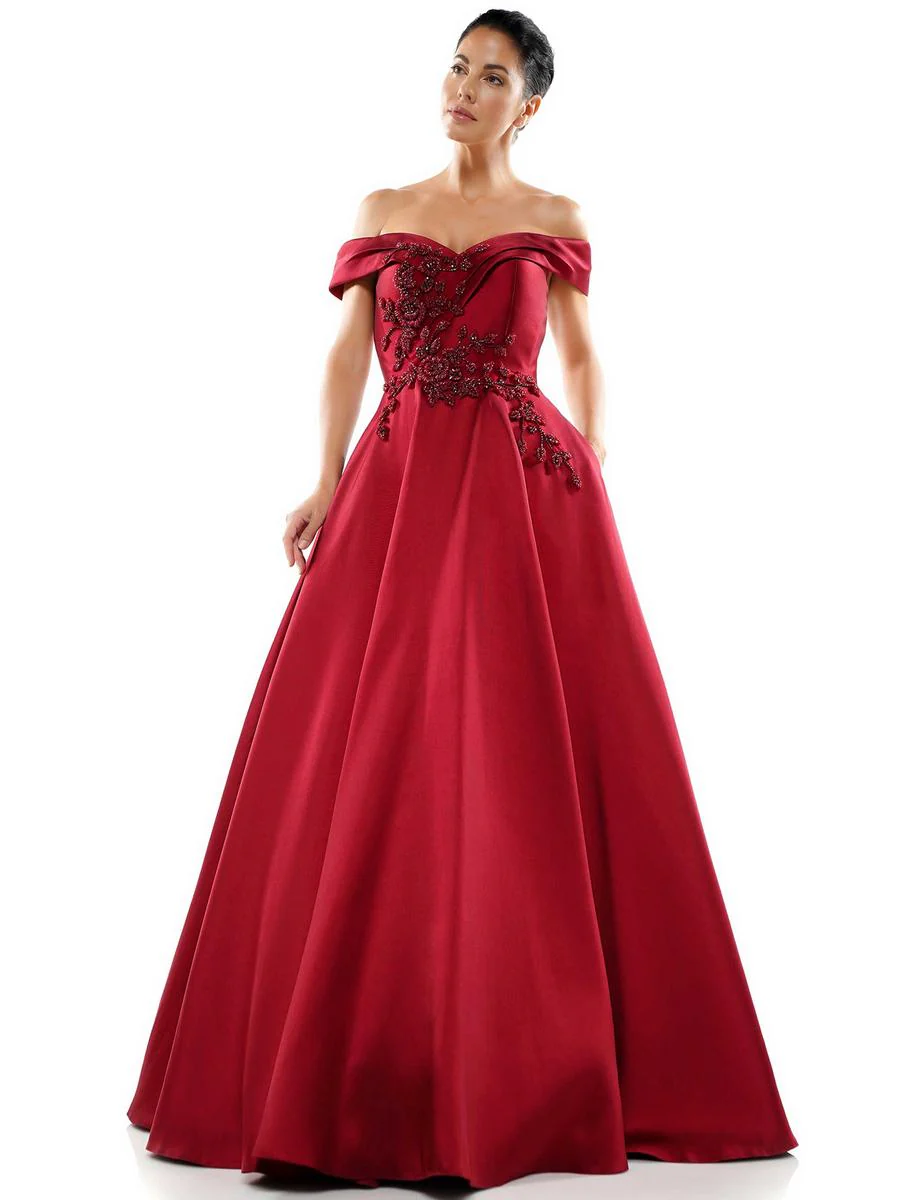Marsoni by Colors Dress Off the Shoulder Ballgown MV1008 - Image 7