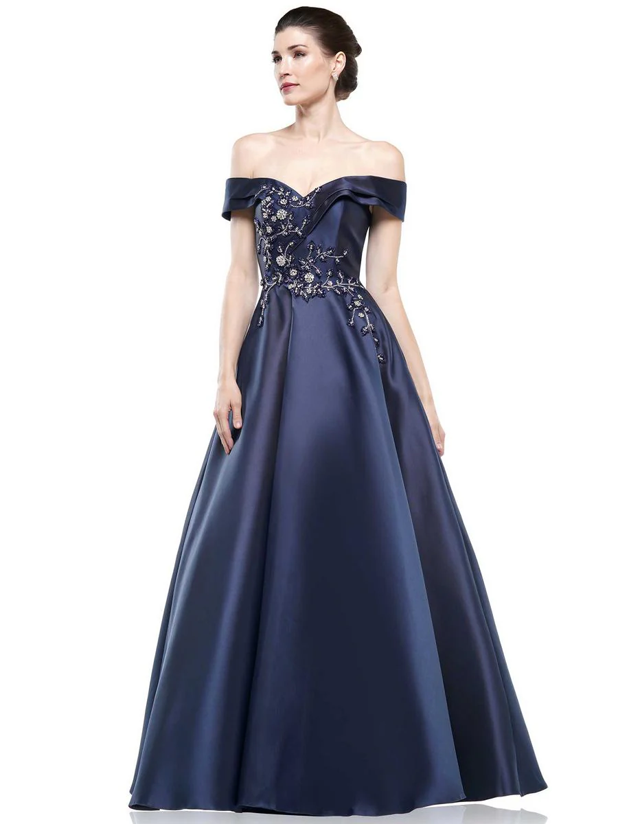 Marsoni by Colors Dress Off the Shoulder Ballgown MV1008 - Image 8