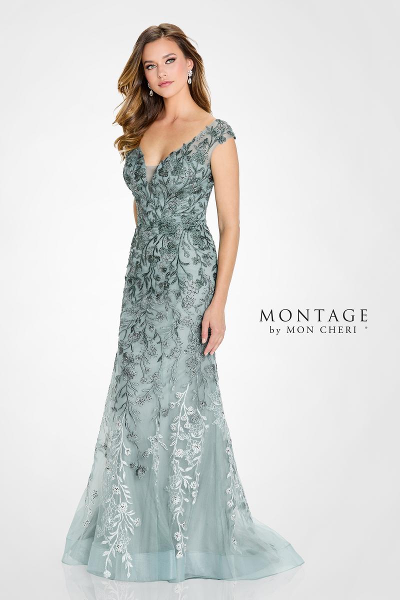 Montage by Mon Cheri Lace Evening Dress M522 - Image 4
