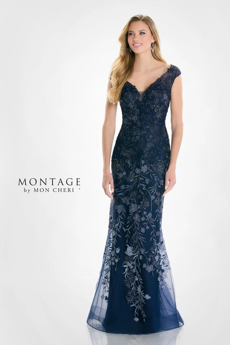 Montage by Mon Cheri Lace Evening Dress M522 - Image 8