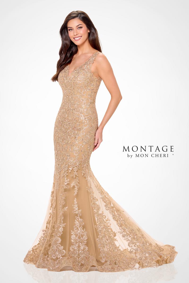 Montage by Mon Cheri Lace Evening Dress M906 - Image 8