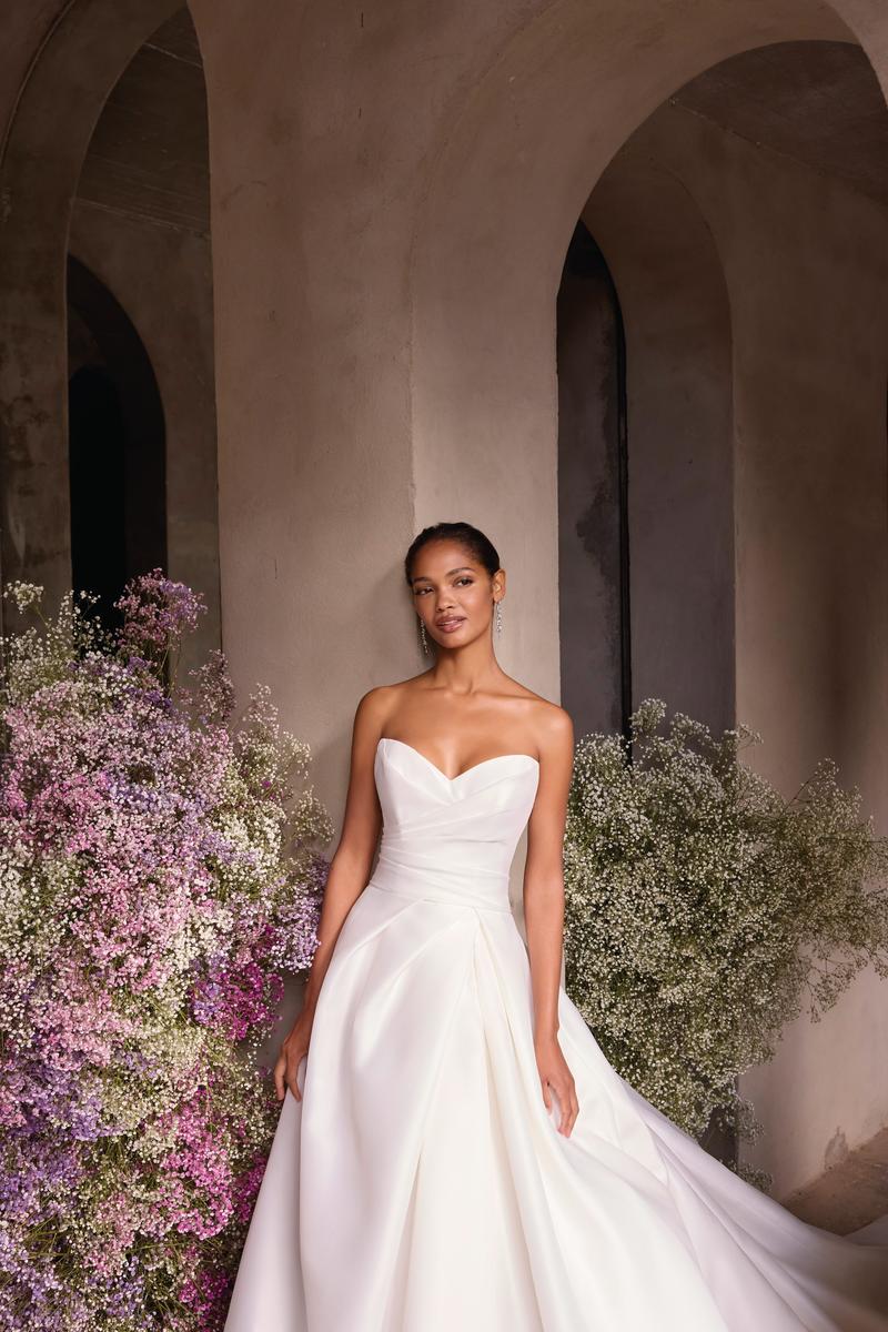 Morilee "Andromeda" Classic A-line Bridal Gown with Slit 2911 - Image 5