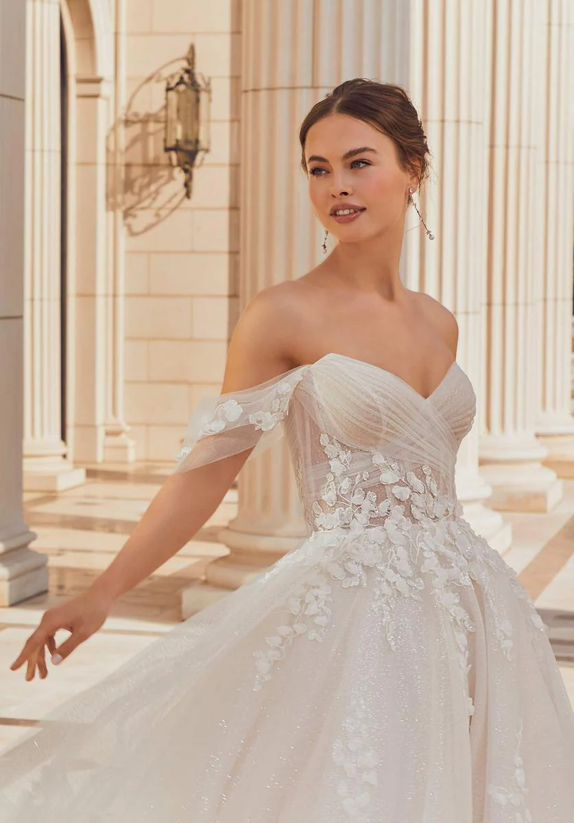 Morilee Rebecca Ruched Wedding Dress 2646 - Image 5