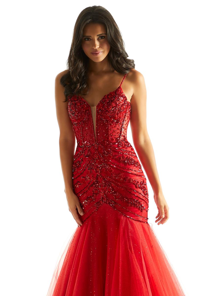 Morilee Beaded Mermaid Prom Dress 49014 - Image 10