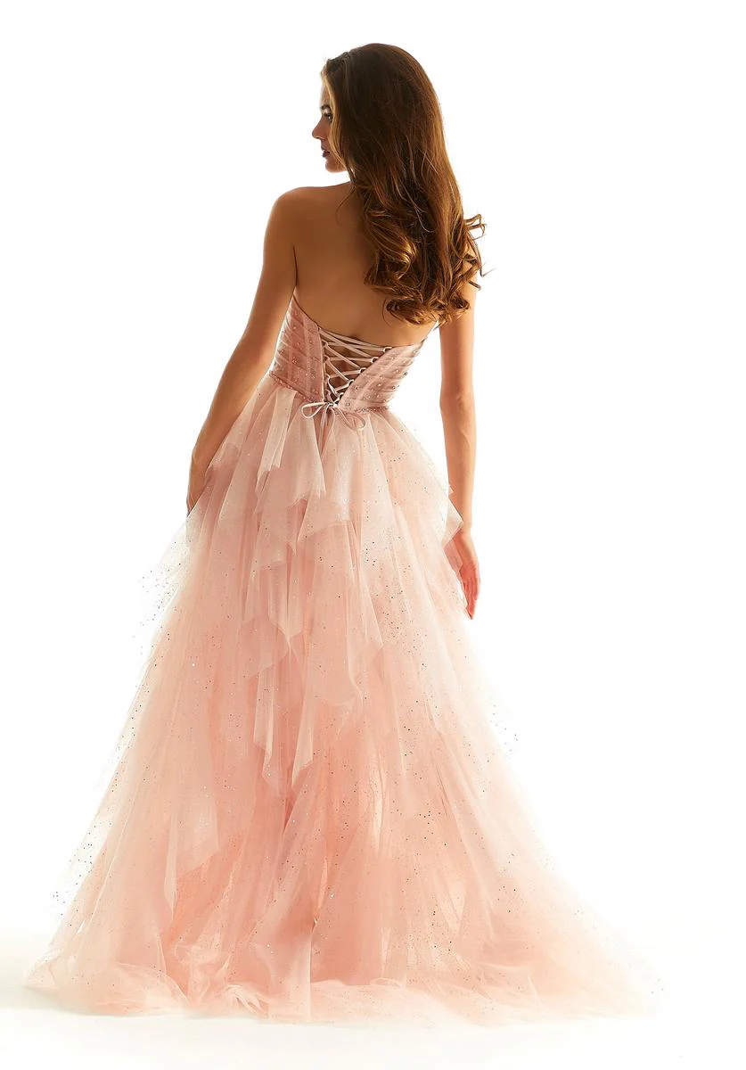 Morilee Romantic Ruffle Ball Gown Prom Dress 49015 - Image 2