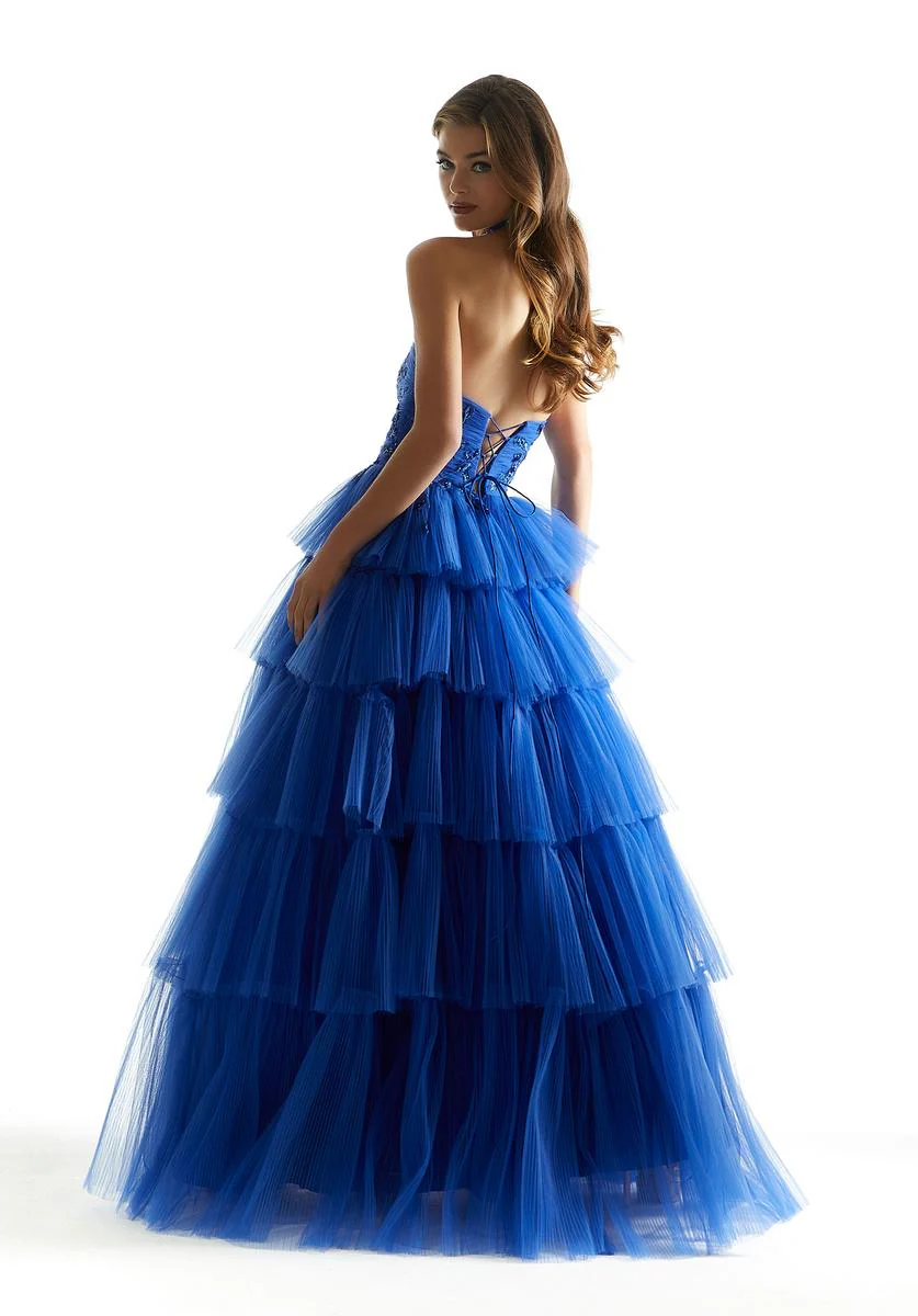 Morilee Strapless Ruffle Skirt Prom Dress 49042 - Image 2