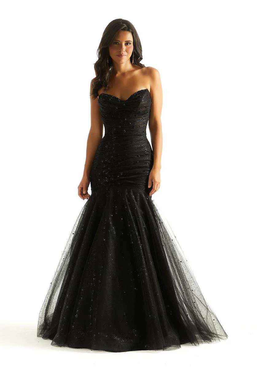 Morilee Strapless Ruched Mermaid Prom Dress 49046 - Image 9