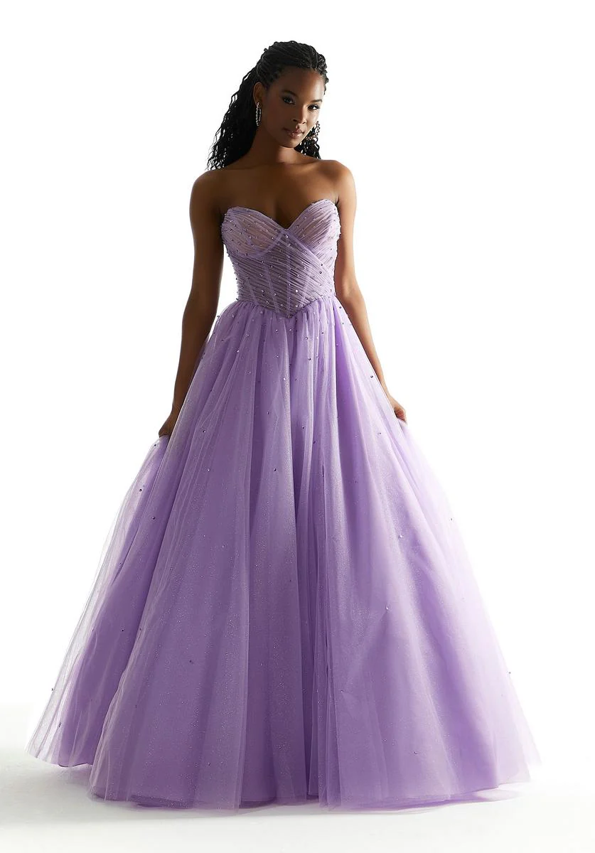 Morilee Strapless Basque Waist Ballgown 49071 - Image 8