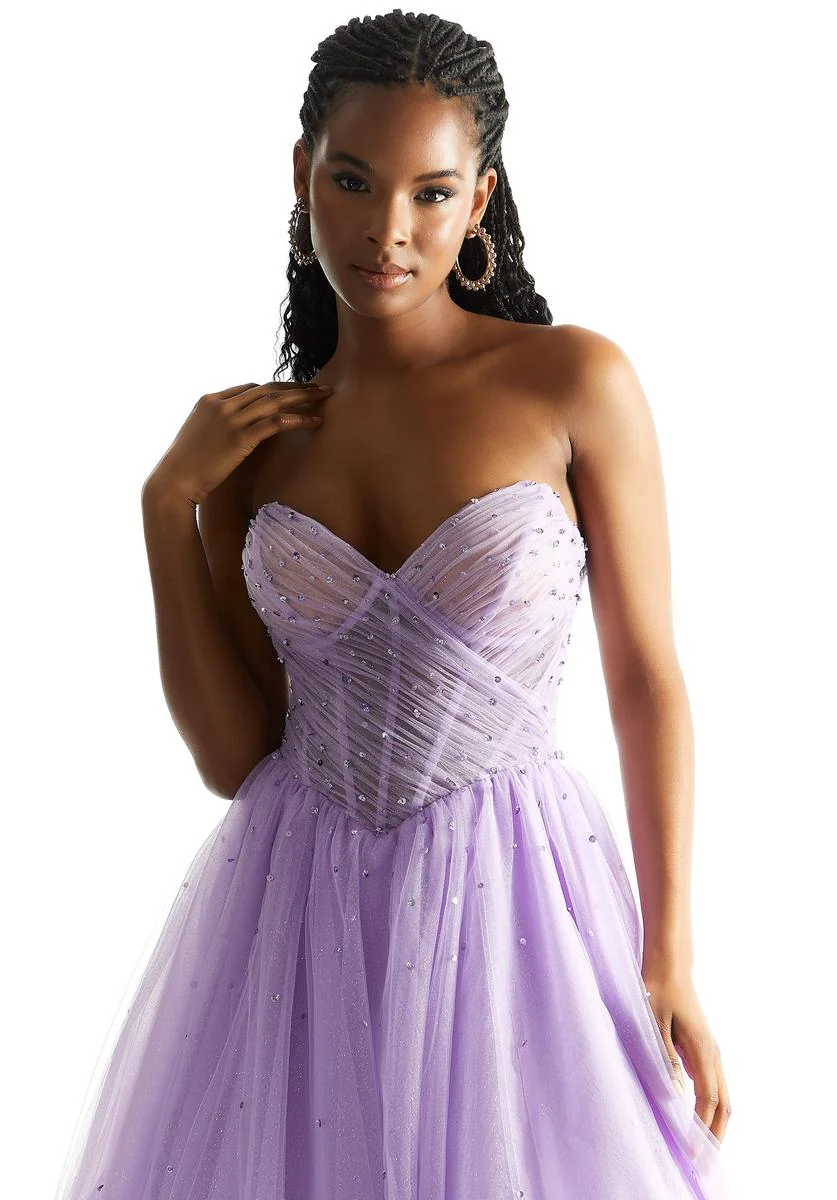 Morilee Strapless Basque Waist Ballgown 49071 - Image 9