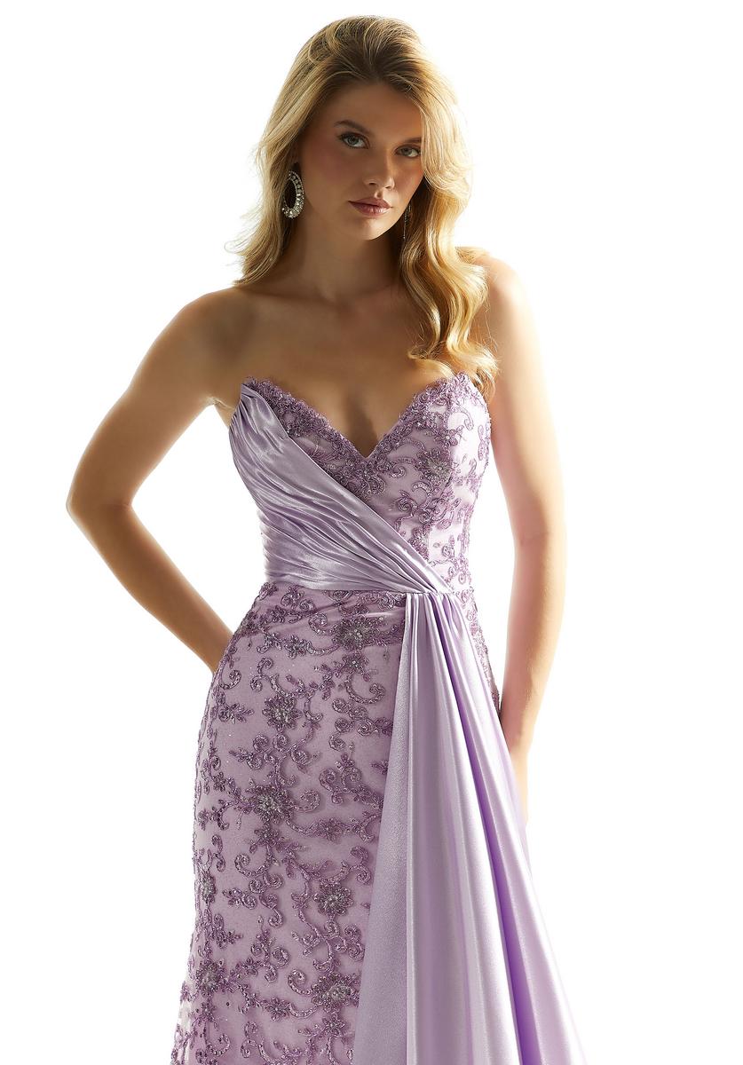 Morilee Strapless Drape Prom Dress 49082 - Image 5