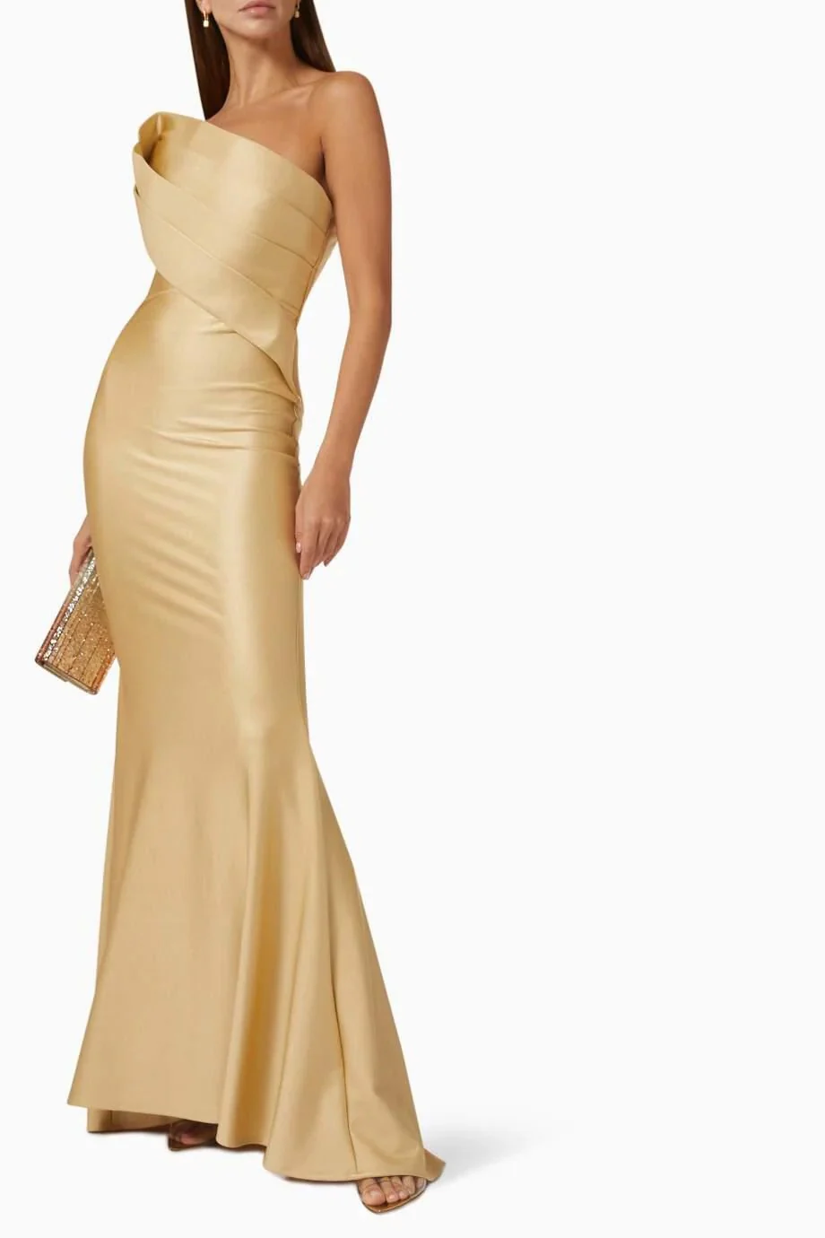 Nicole Bakti Strapless Evening Dress 7082 - Image 4