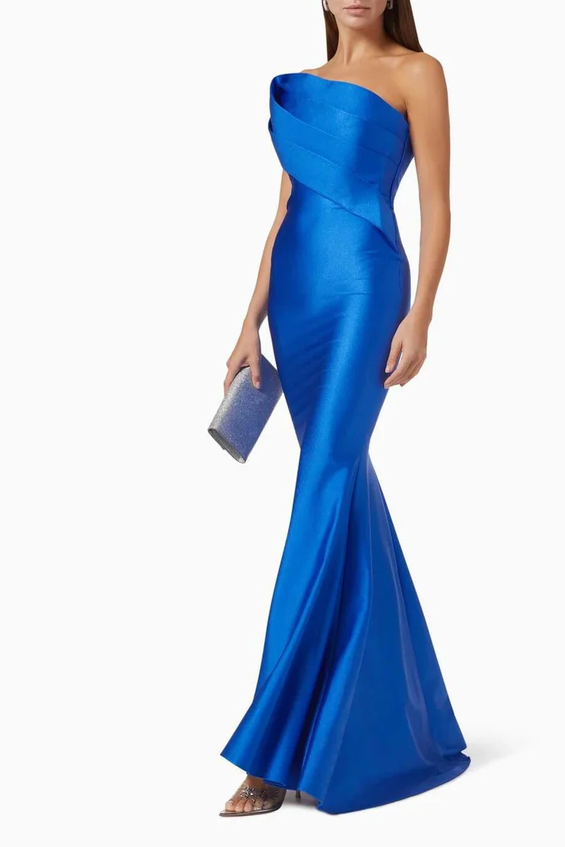 Nicole Bakti Strapless Evening Dress 7082 - Image 5