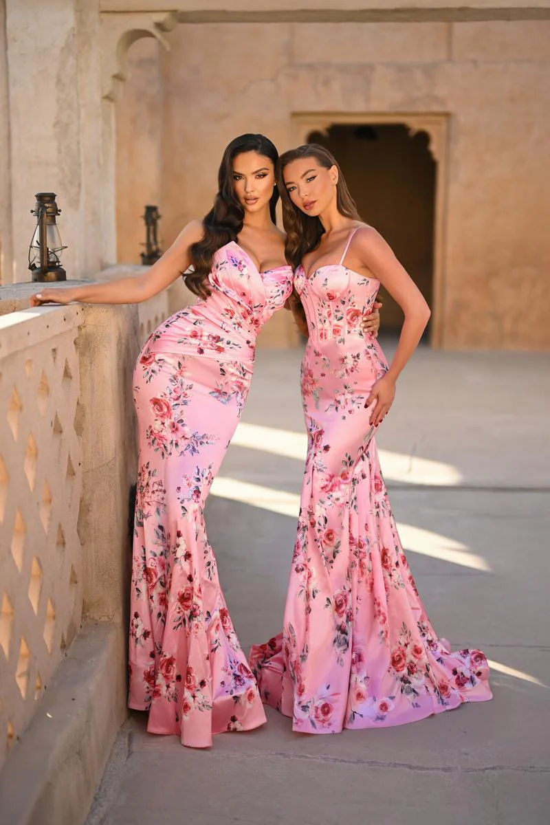 Portia and Scarlett Floral Prom Dress PS26001 - Image 14