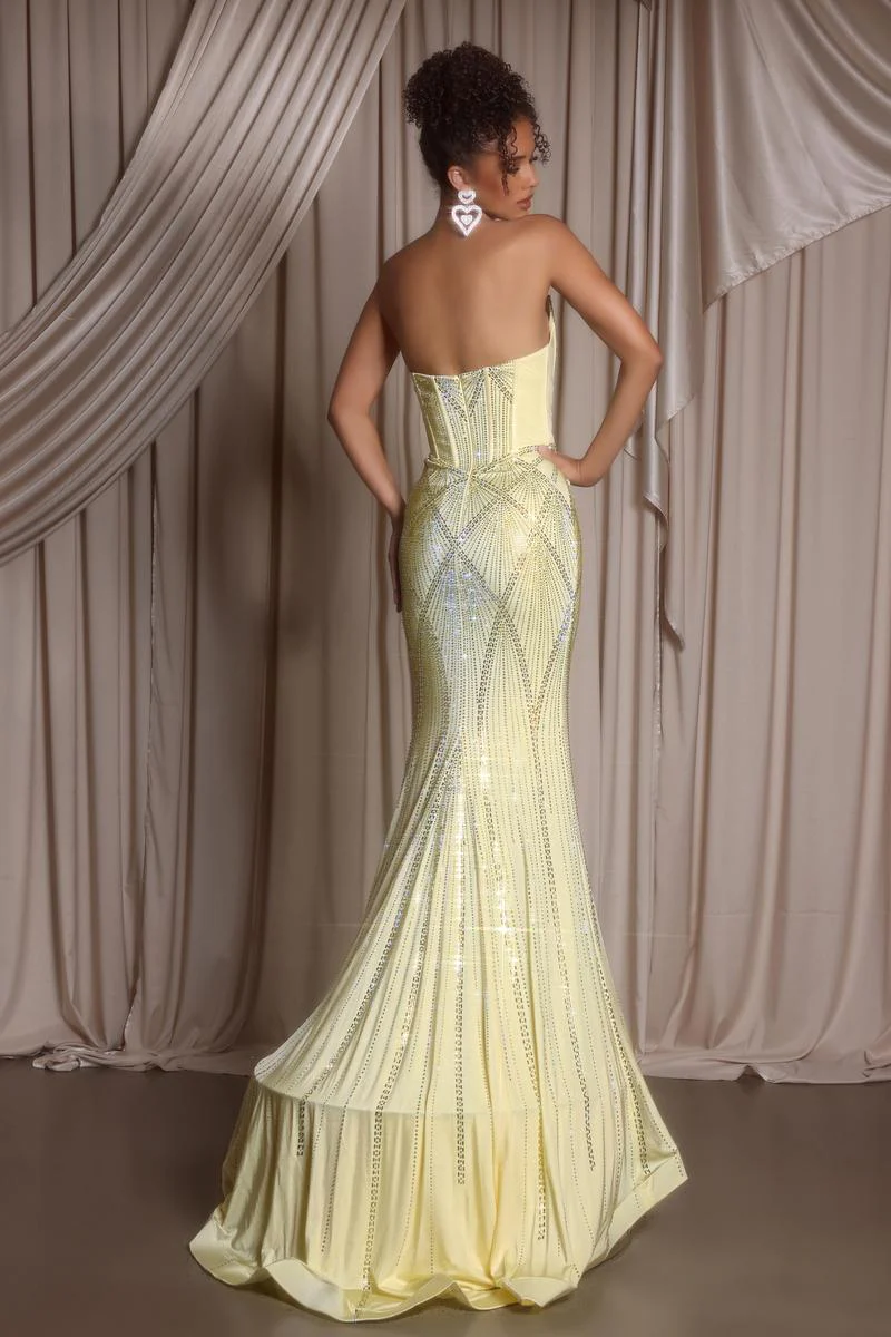 Portia and Scarlett Cut Out Prom Dress PS26013 - Image 2