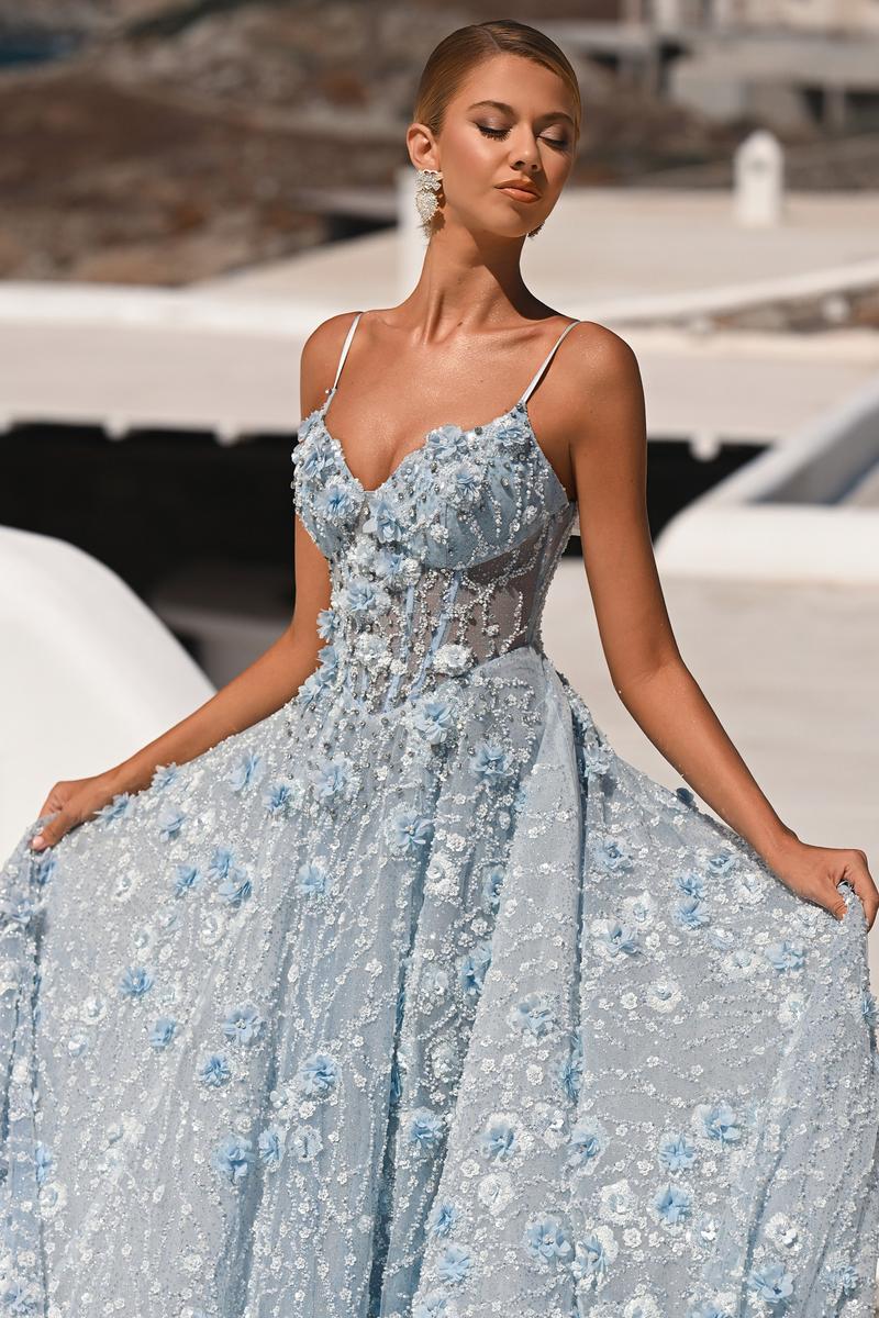 Portia and Scarlett 3D Floral Ball Gown Dress PS26027 - Image 4