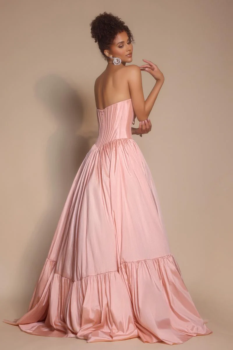 Portia and Scarlett Strapless Bow Prom Dress PS26148 - Image 23