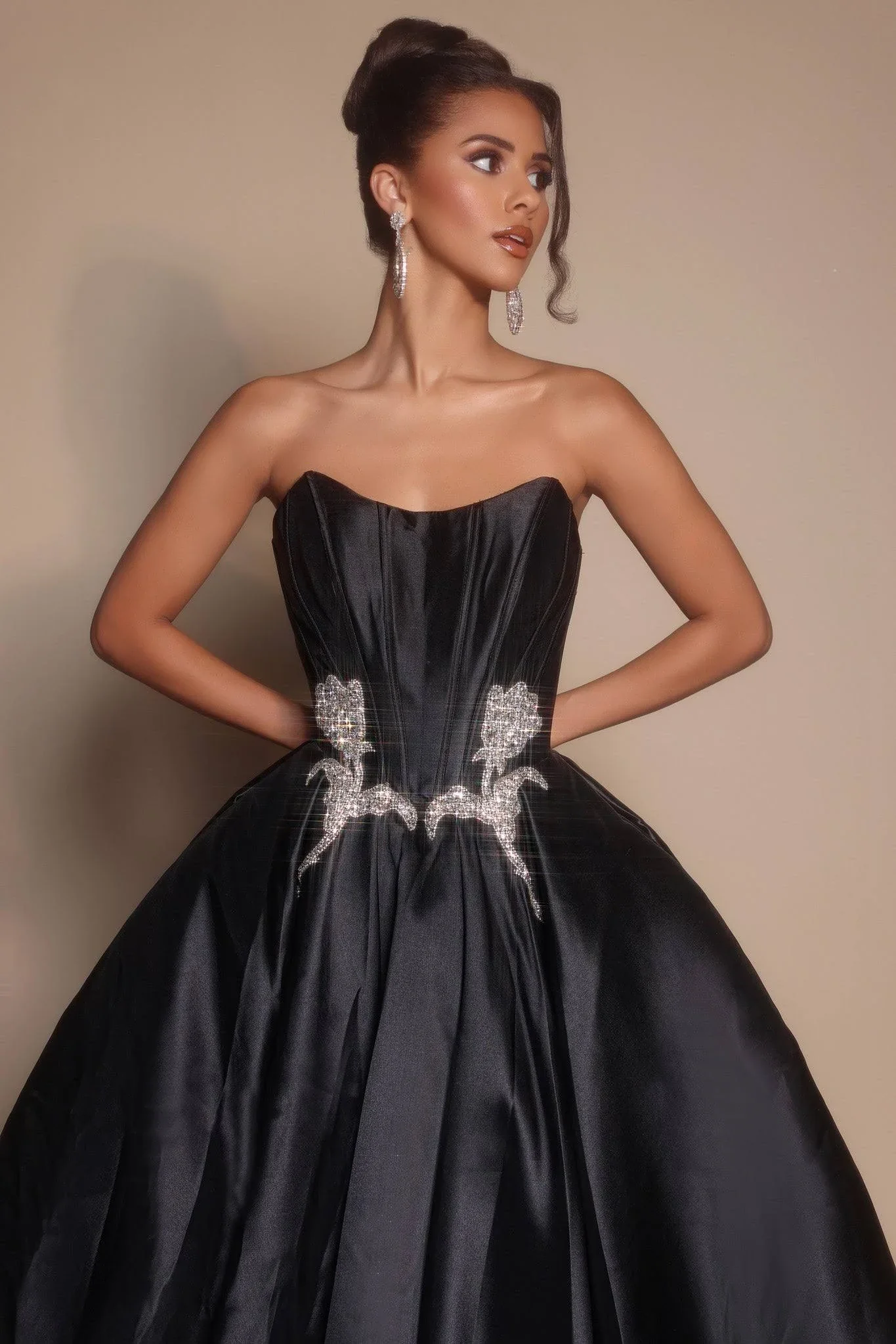 Portia and Scarlett Strapless Ballgown Prom Dress PS26315E - Image 2
