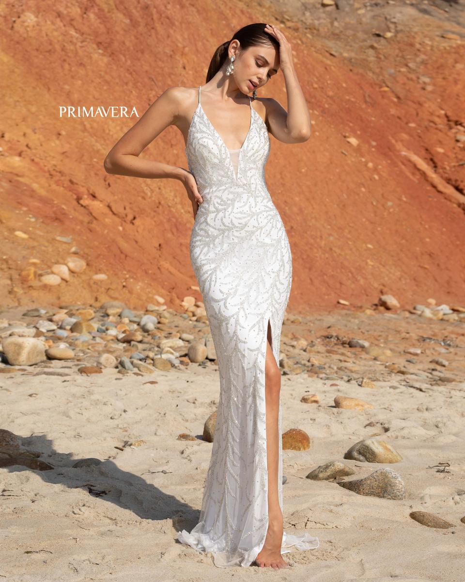 Primavera Couture Long Dress 3636 - Image 13