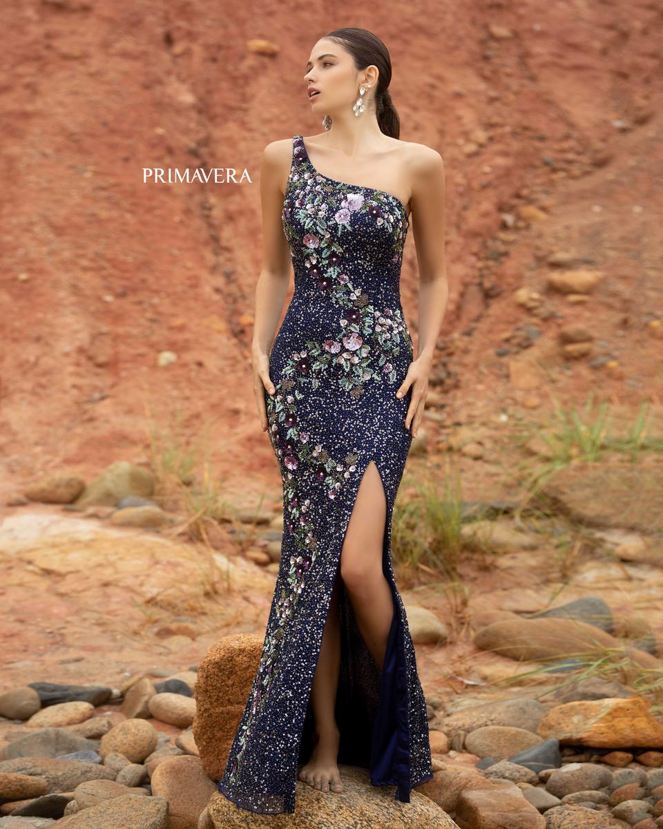 Primavera Couture Long Dress 3641 - Image 14