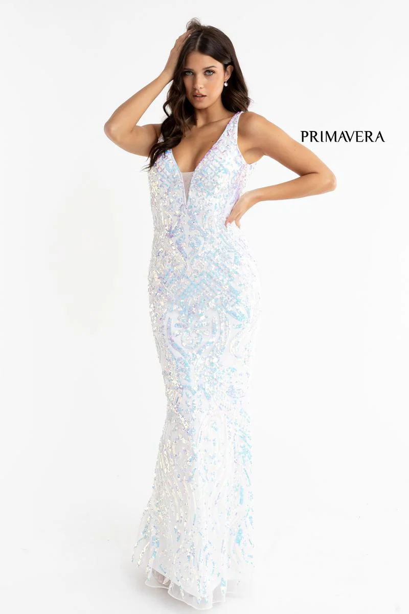 Primavera Couture Long Dress 3722 - Image 7