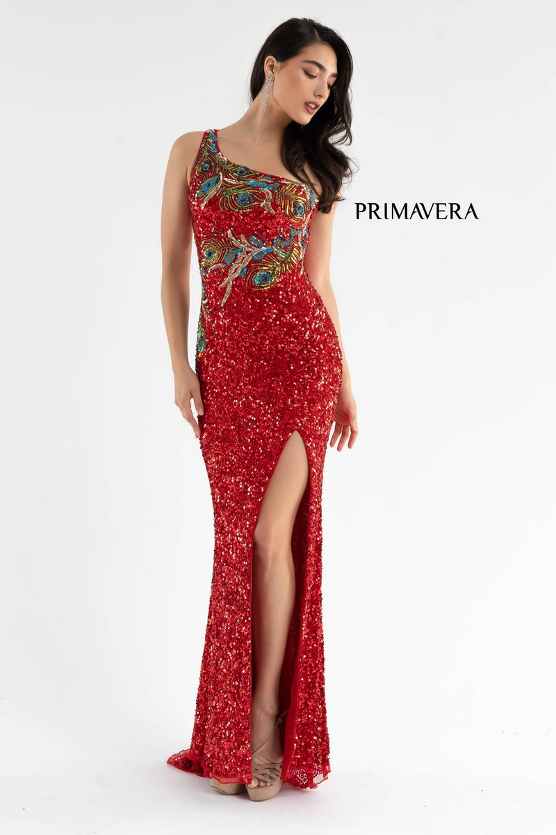 Primavera Couture Long Dress 3738 - Image 5