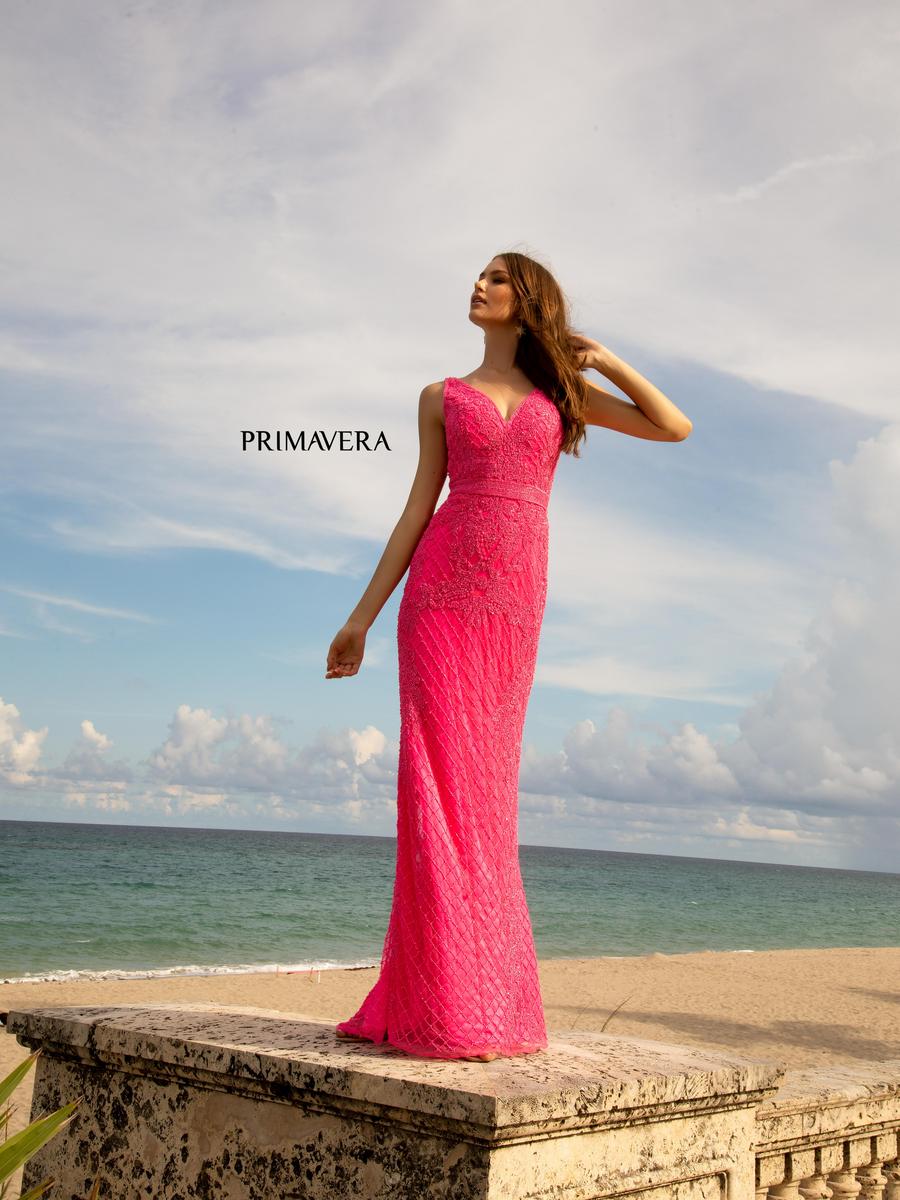 Primavera Couture Long Dress 3741 - Image 19