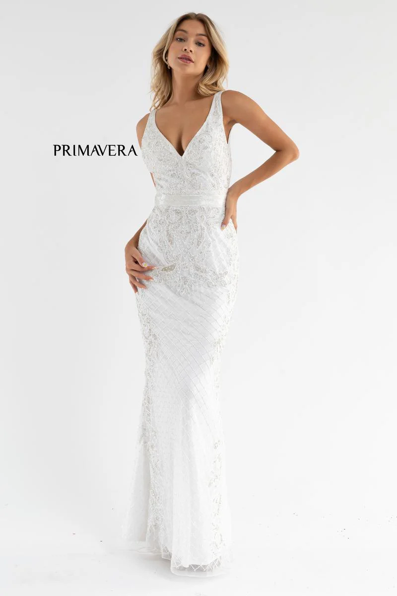 Primavera Couture Long Dress 3741 - Image 7