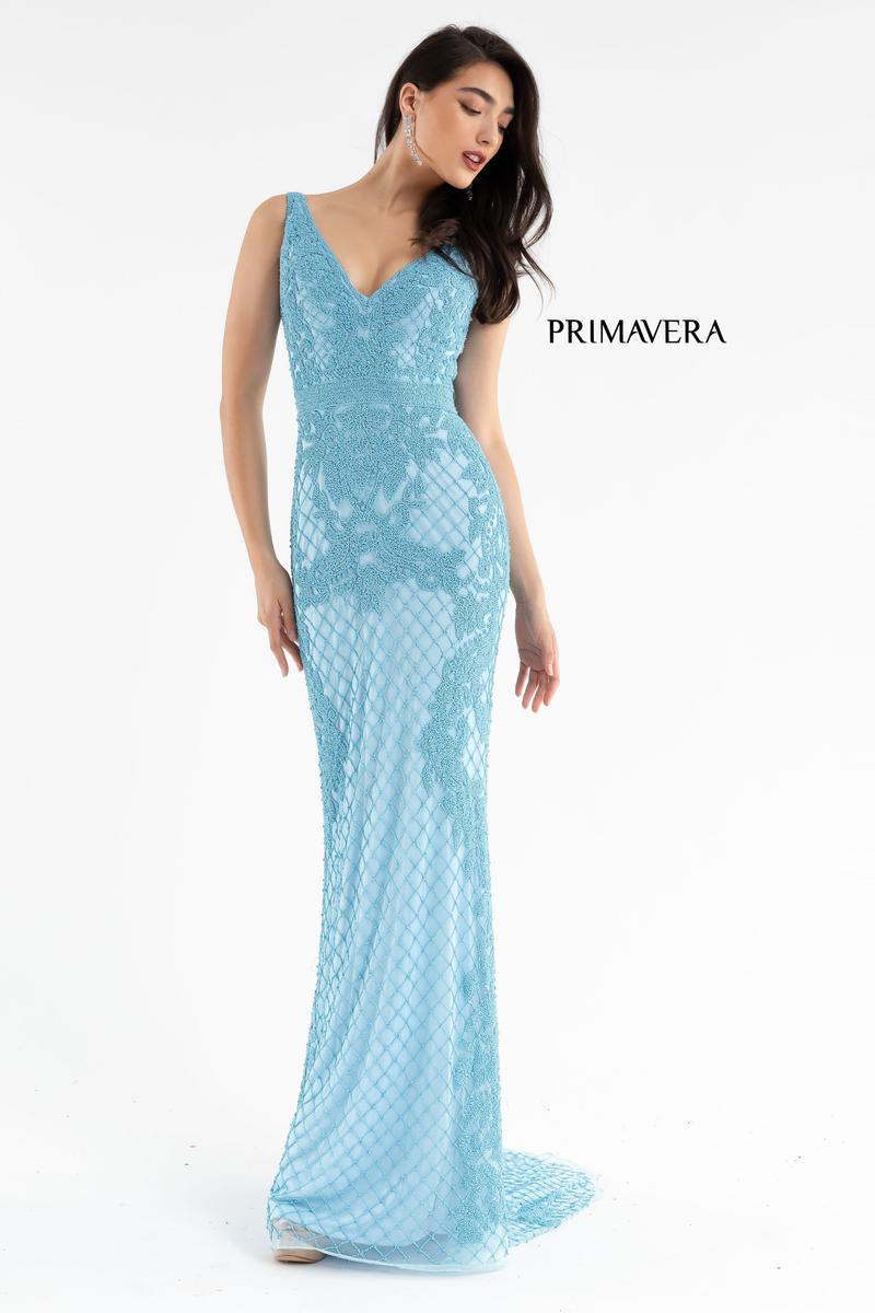 Primavera Couture Long Dress 3741 - Image 9
