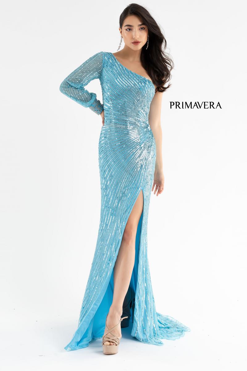 Primavera Couture Long Dress 3757 - Image 4