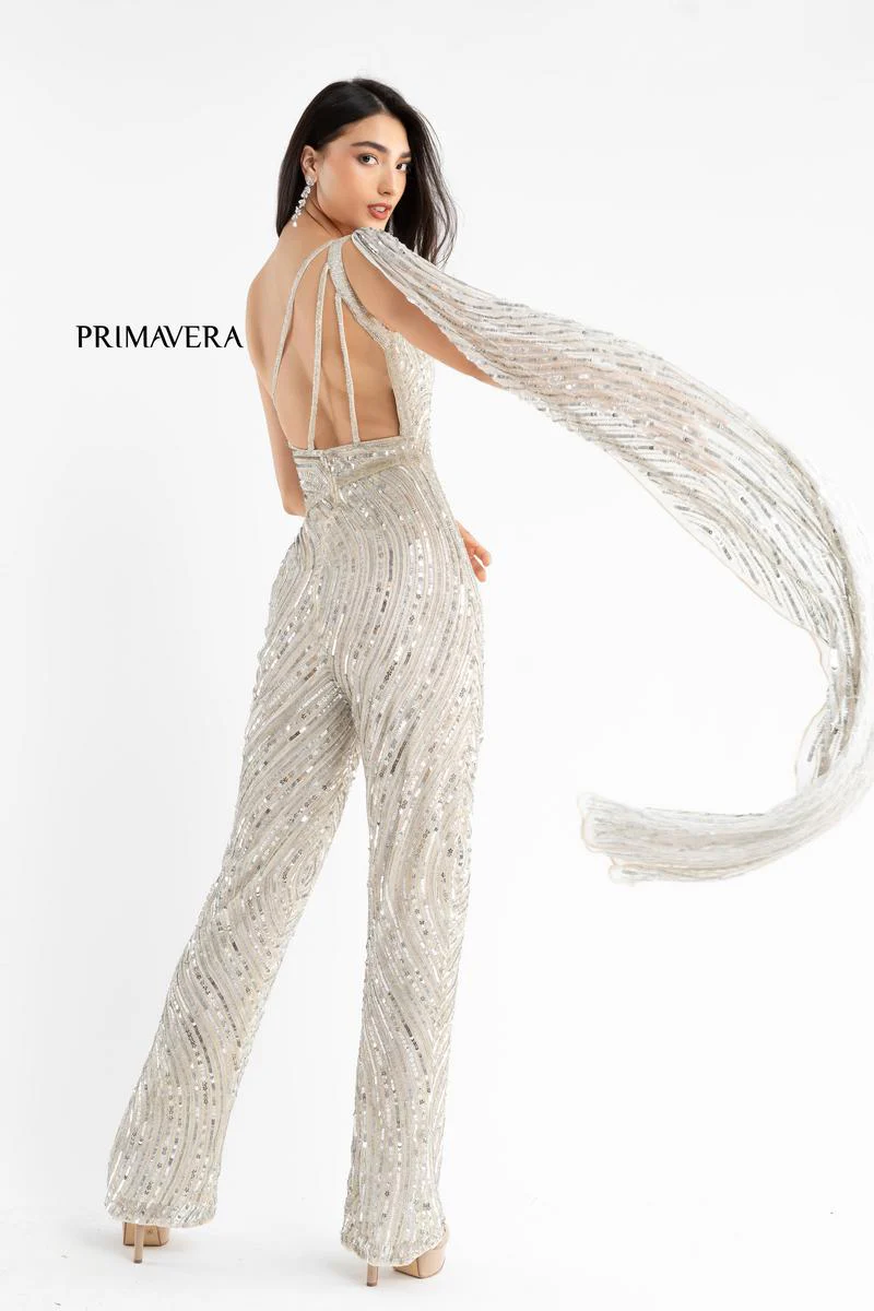 Primavera Couture Long Dress 3776 - Image 2