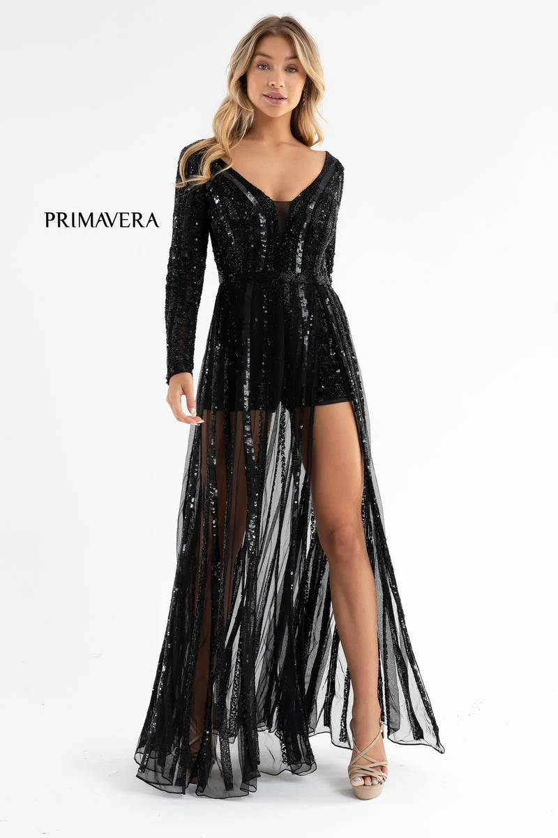 Primavera Couture Long Dress 3777 - Image 4