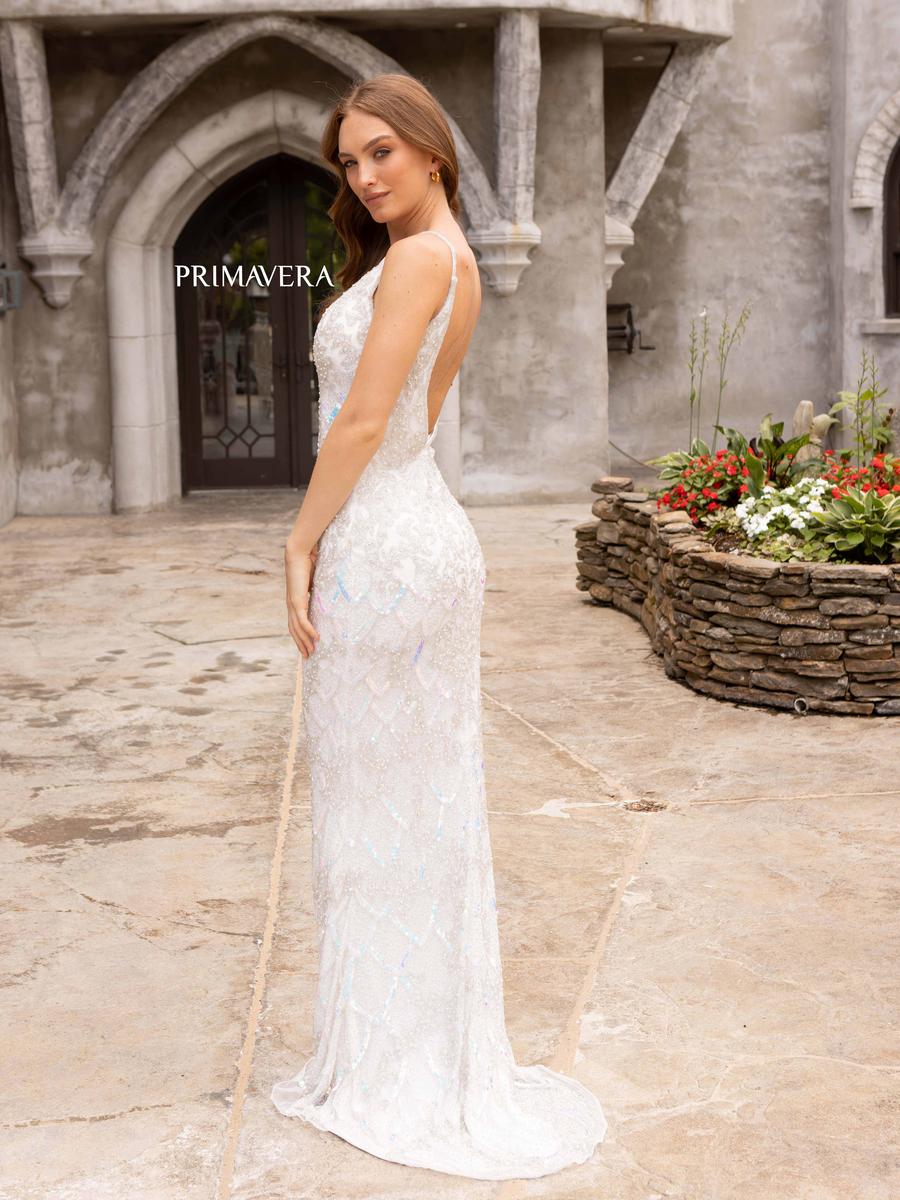 Primavera Couture Long Dress 3903 - Image 4
