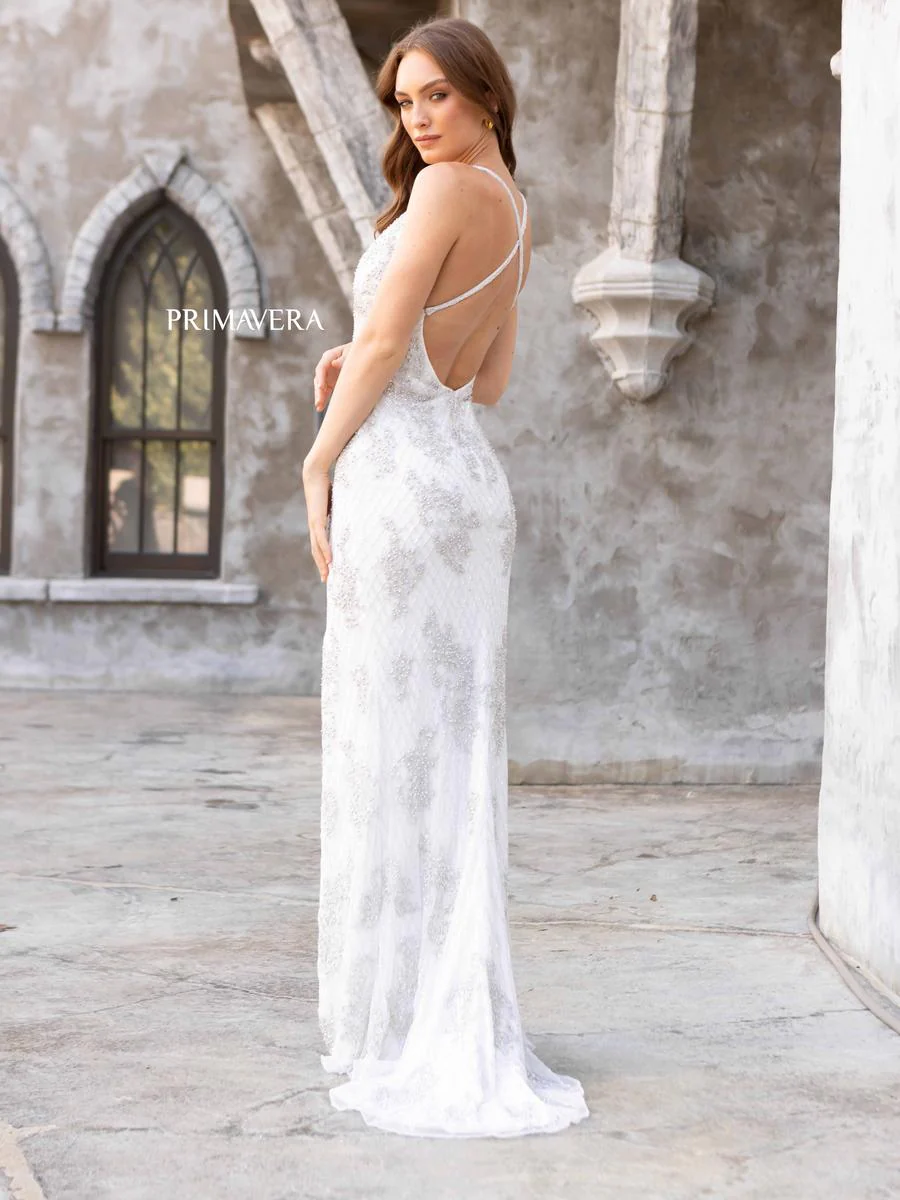 Primavera Couture Long Dress 3907 - Image 2