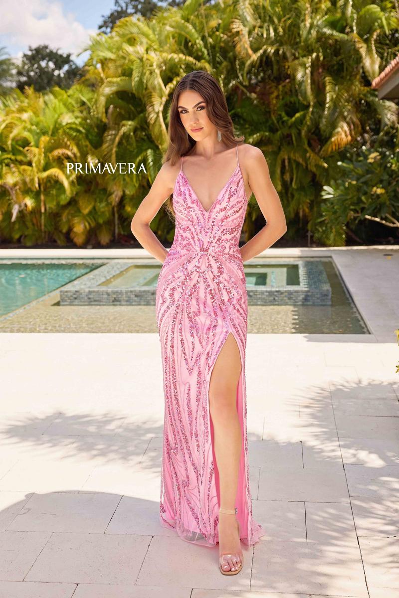 Primavera Couture Long Dress 3958 - Image 18