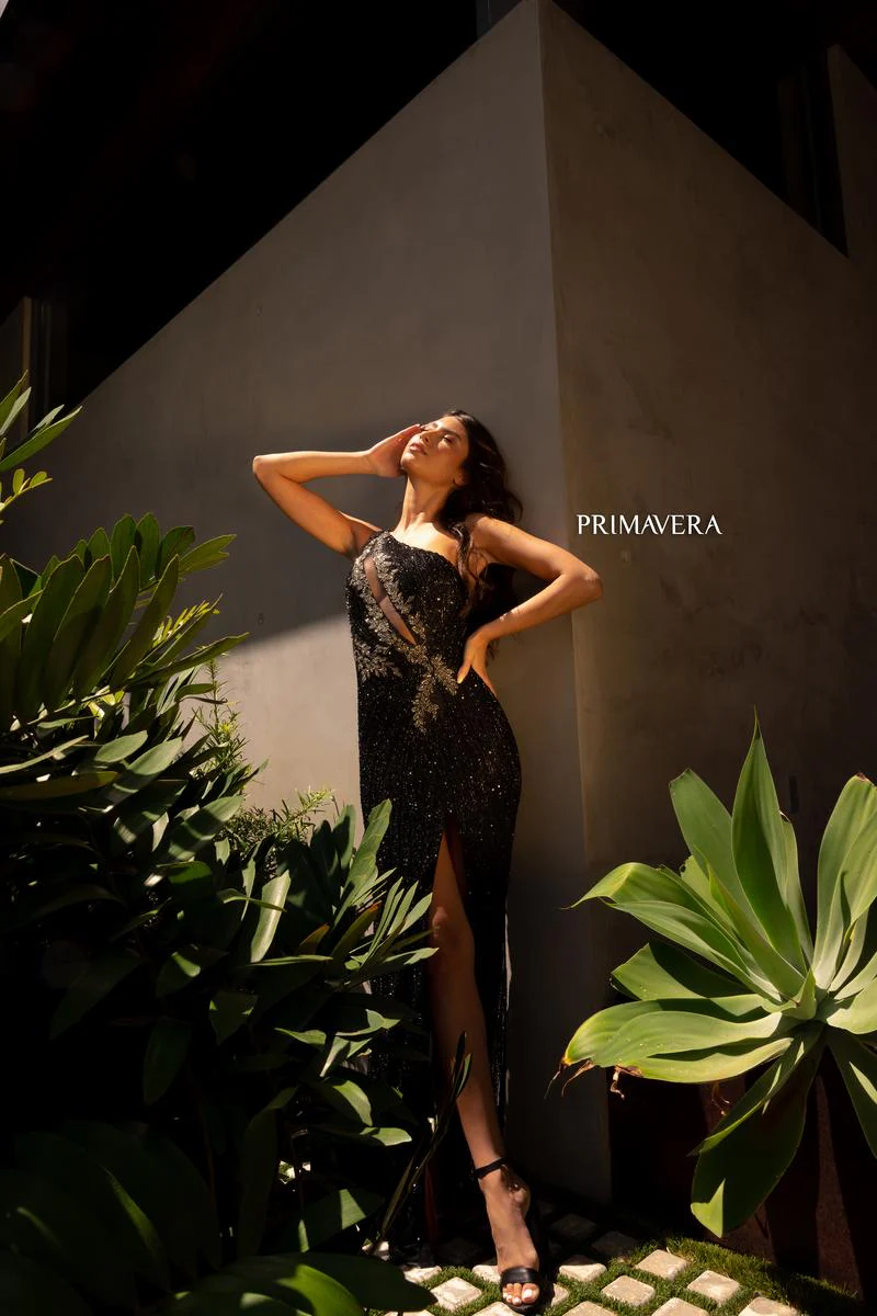 Primavera Couture Long Dress 4144 - Image 3