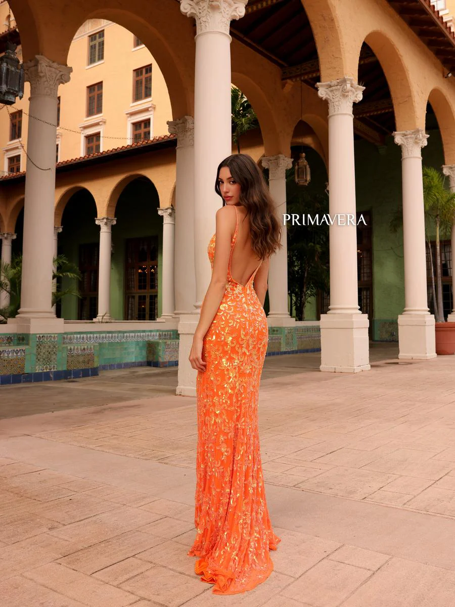 Primavera Couture Long Dress 4150 - Image 2
