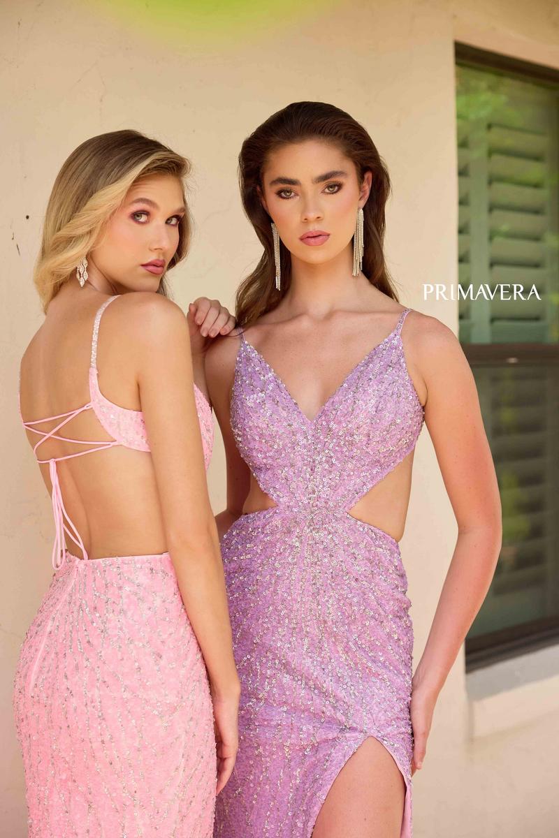Primavera Couture Long Dress 4334 - Image 9
