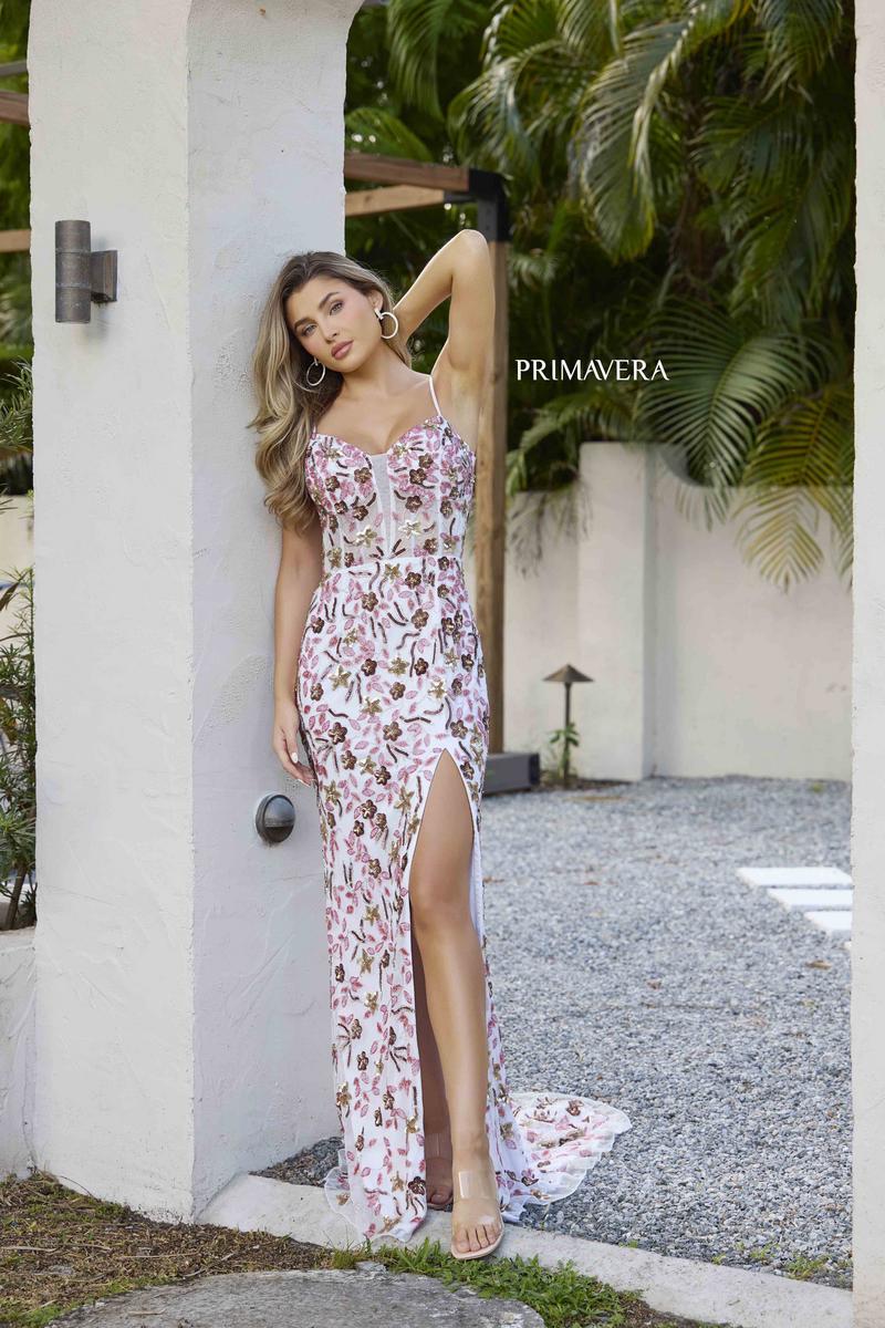 Primavera Couture Long Dress 4336 - Image 5