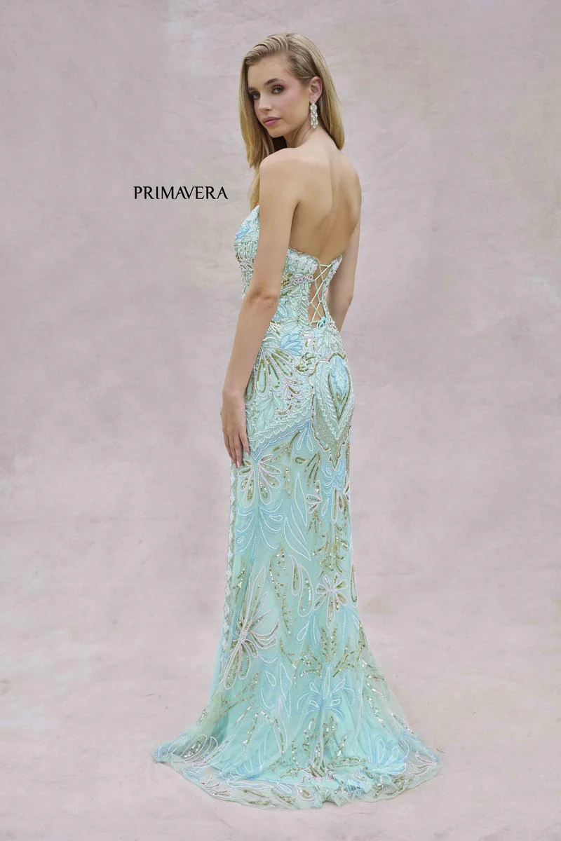 Primavera Couture Long Dress 4382 - Image 10
