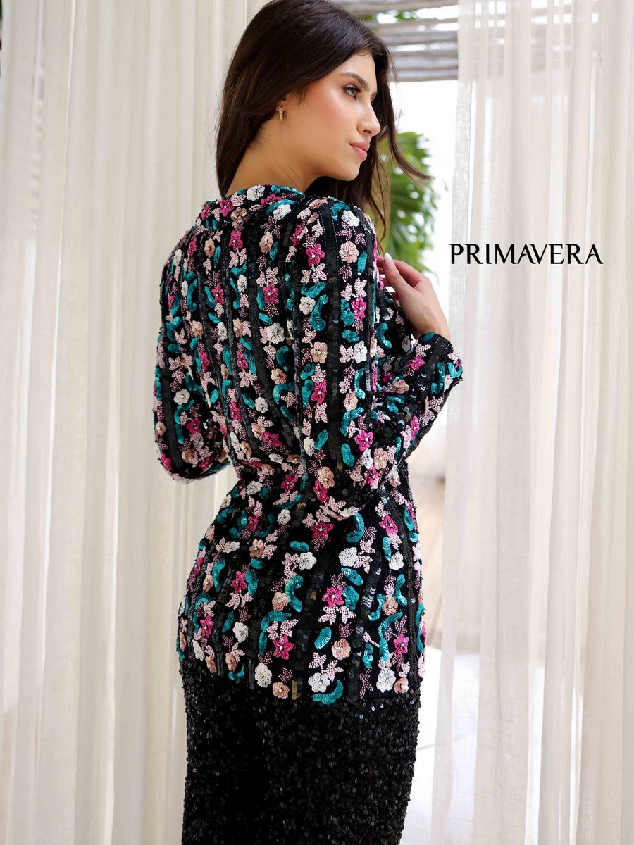Primavera Couture Long Dress 4388 - Image 4