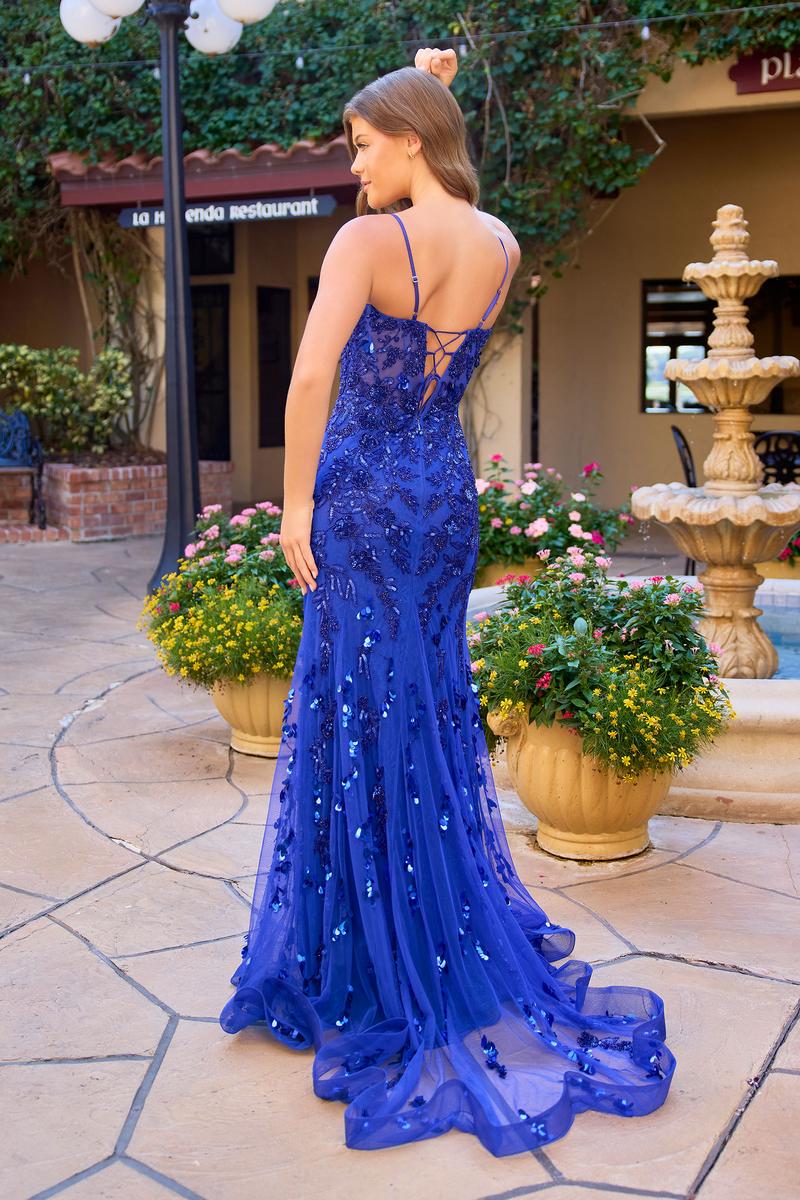 Primavera Couture Illusion Corset Bodice Prom Dress 4532 - Image 4