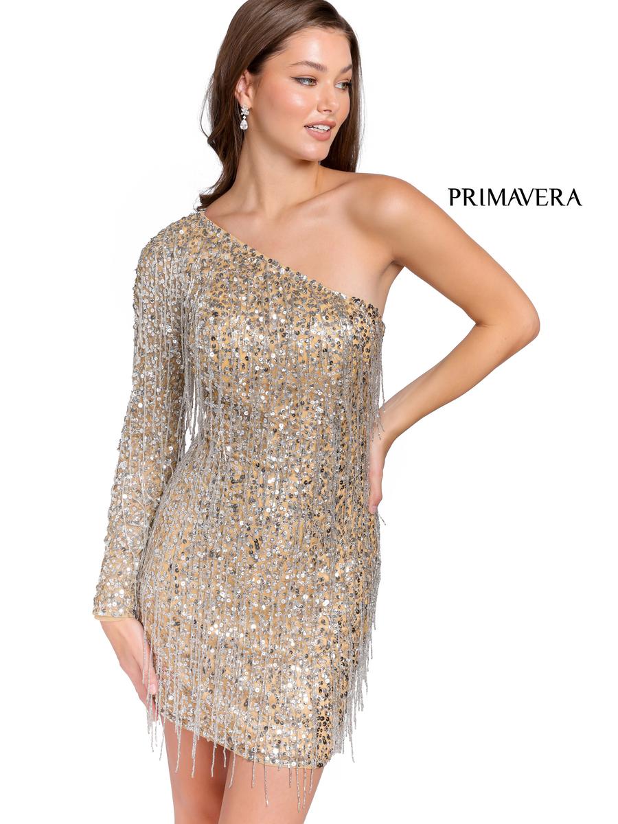 Primavera Couture Short Dress 3858 - Image 7