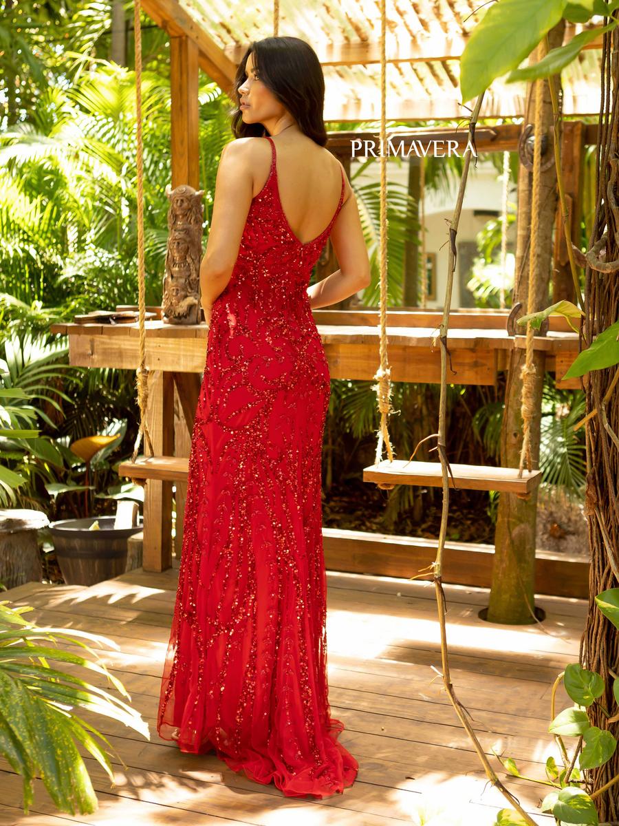 Primavera Couture Long Dress 3793 - Image 4