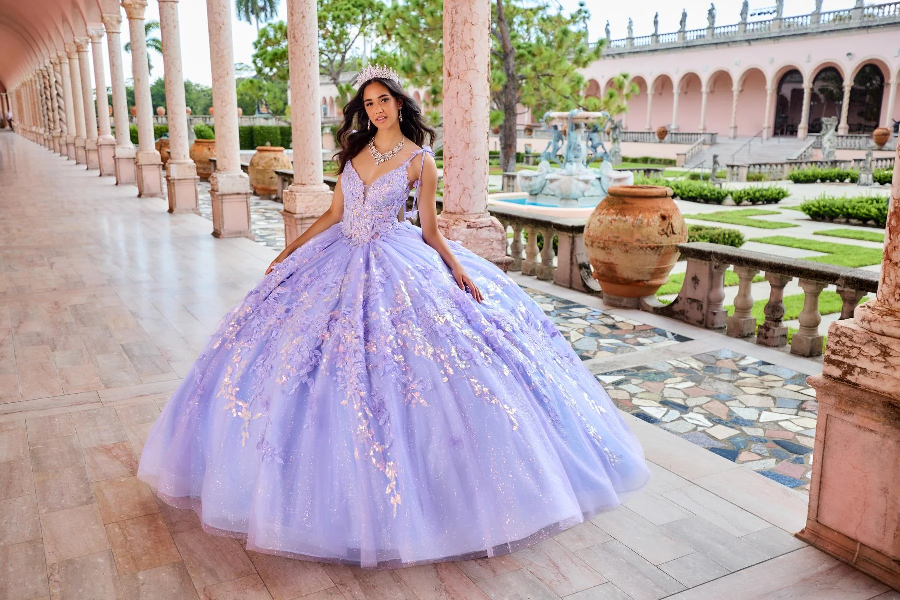 Princesa by Ariana Vara Dress PR30157 - Image 9