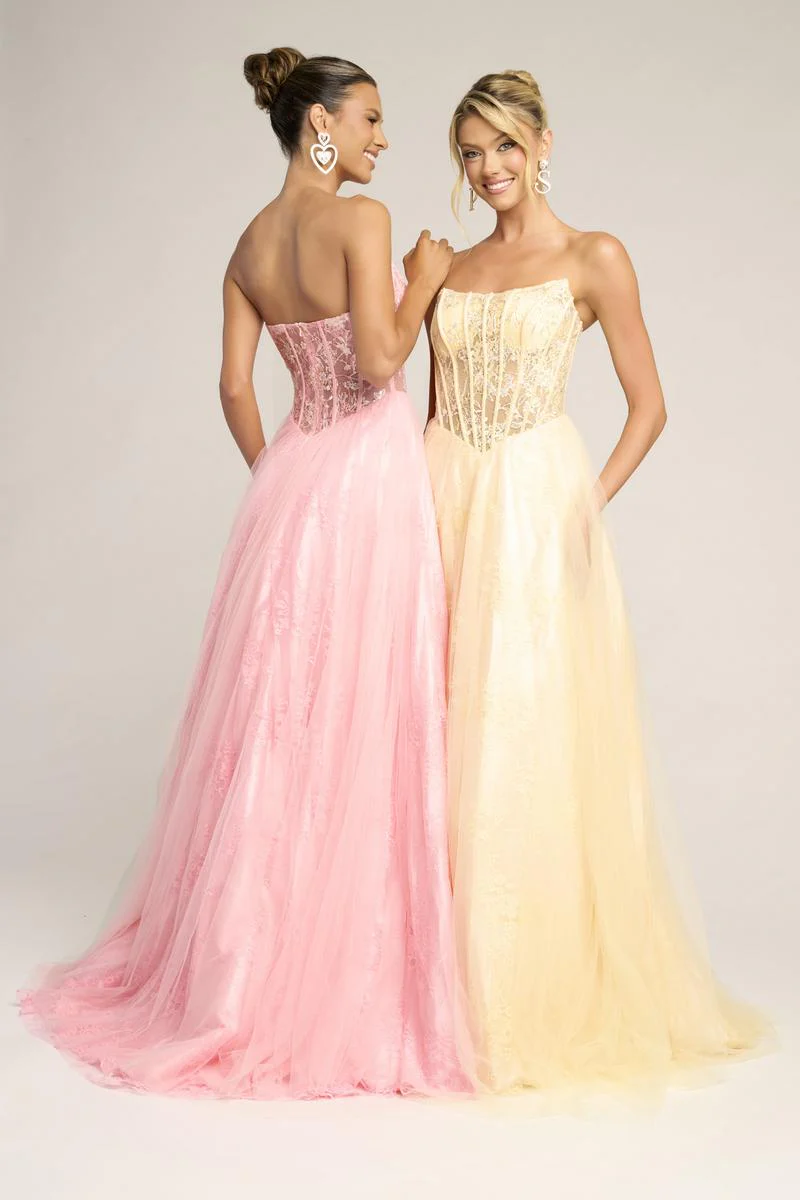 PS I Love You by Portia & Scarlett A-Line Prom Dress X0023 - Image 2