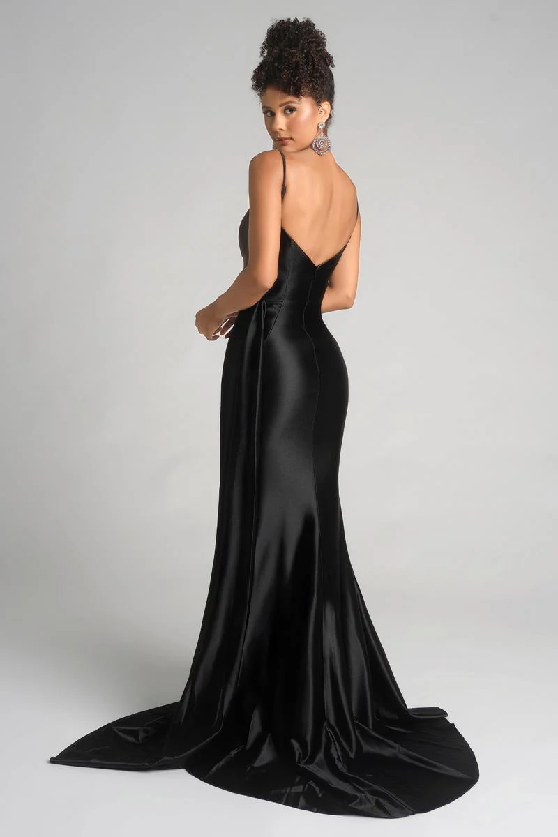 PS I Love You by Portia & Scarlett Side Train Prom Dress X0037 - Image 8