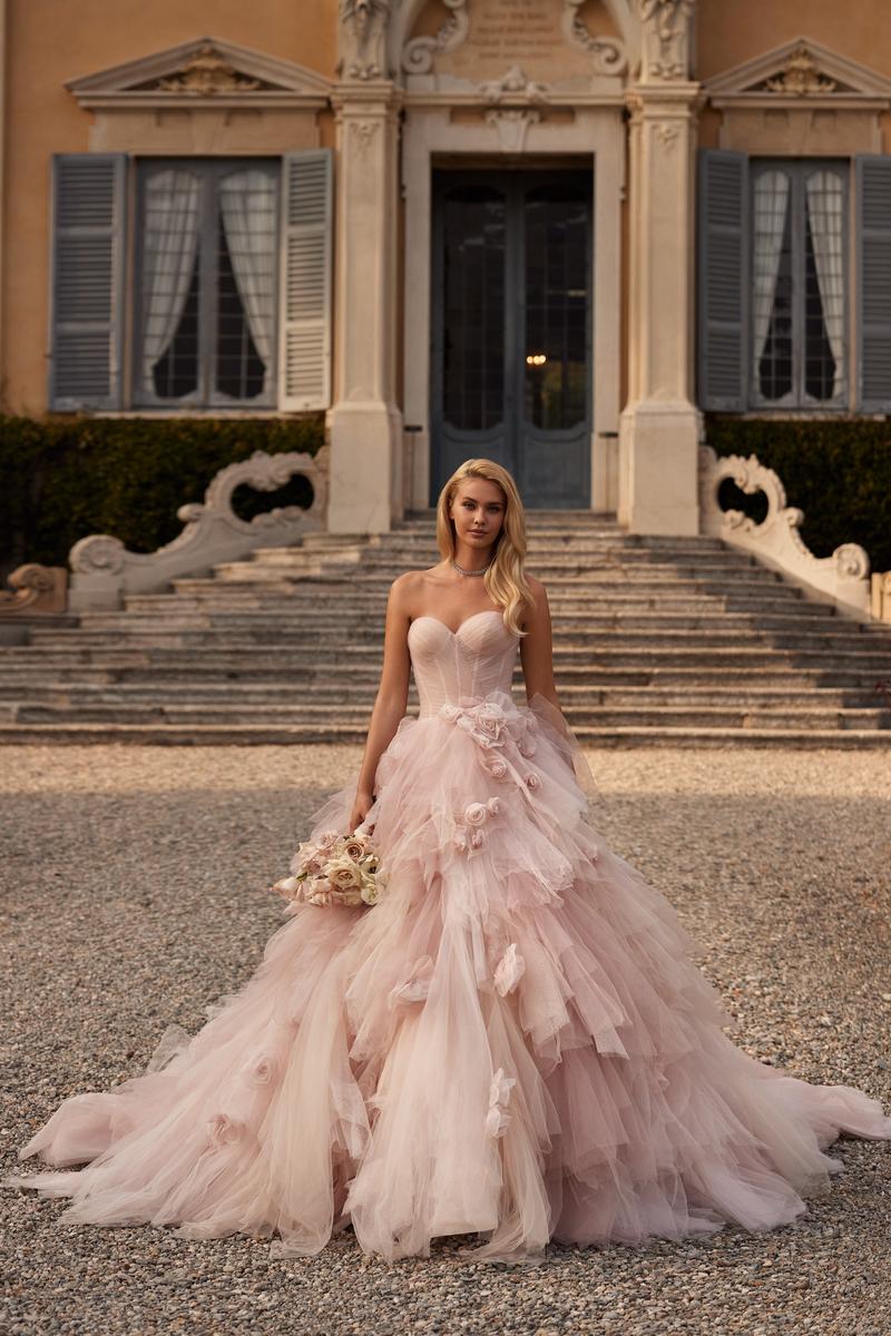 Sherri Hill Blush Bridal Gown 81143 - Image 10